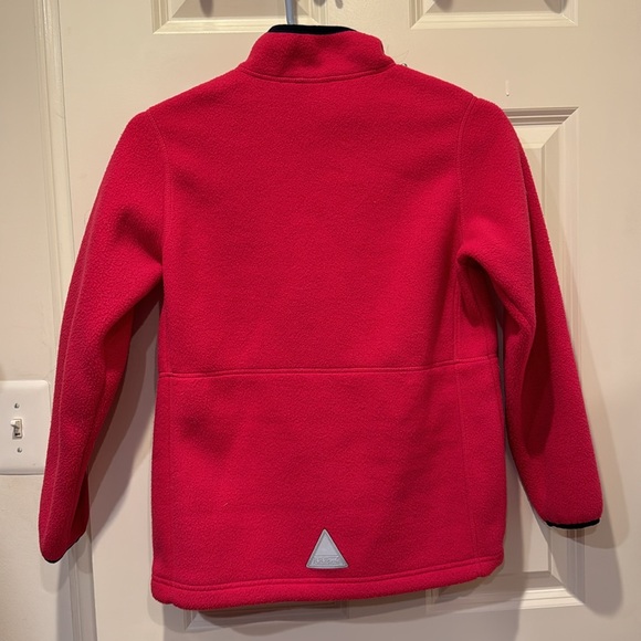 L.L. Bean girls hot pink fleece, size M (10/12) - Picture 4 of 4